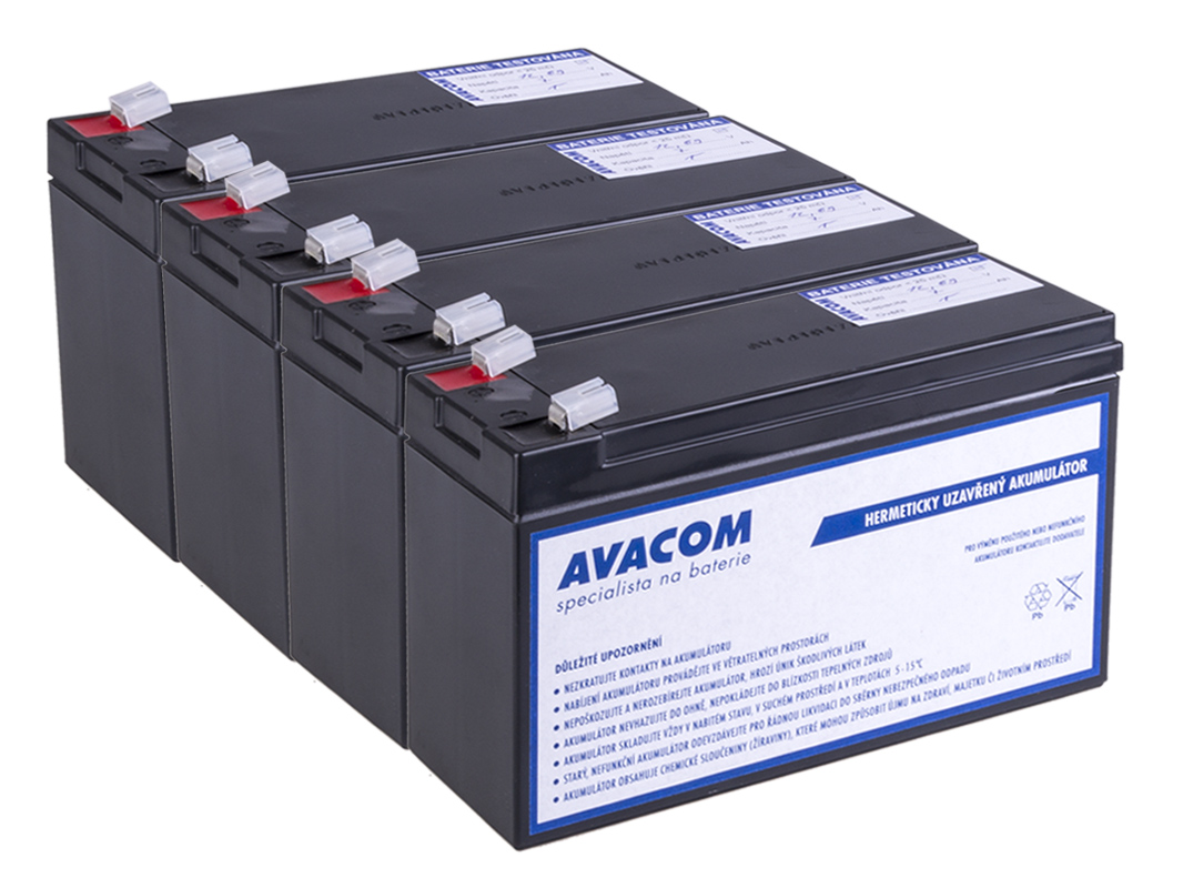 Bateriový kit AVACOM AVA-RBC31-KIT náhrada pro renovaci RBC31 (4ks bat