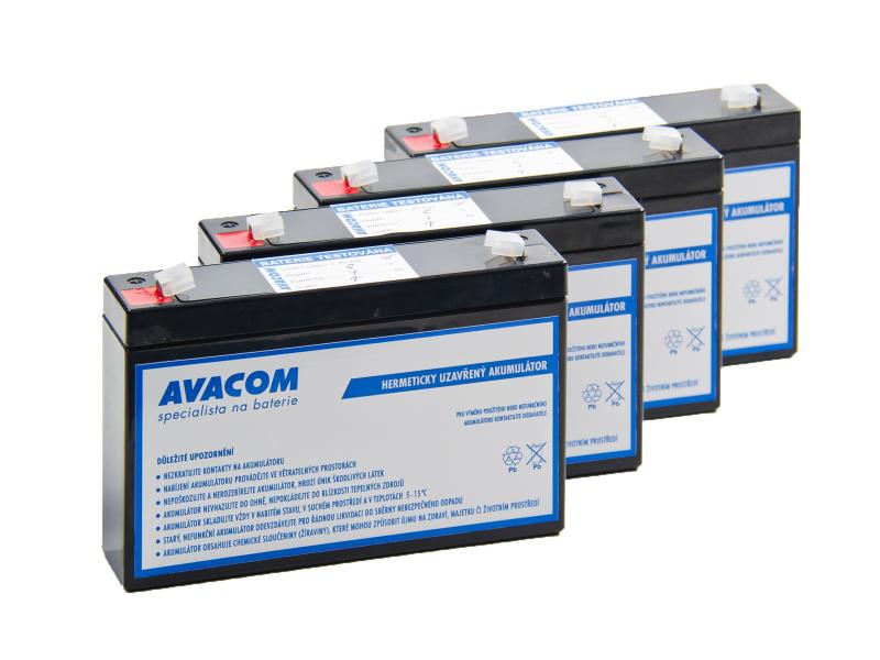 Bateriový kit AVACOM AVA-RBC34-KIT náhrada pro renovaci RBC34 (4ks bat