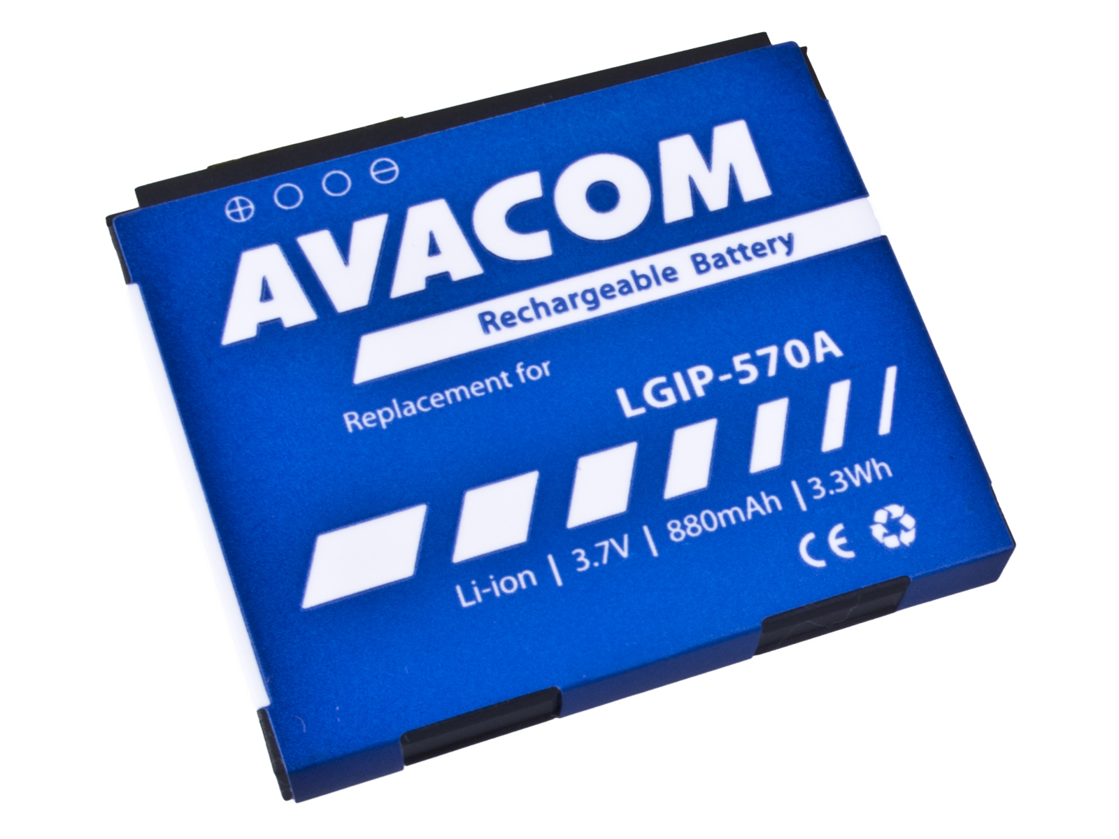 Baterie AVACOM GSLG-KP500-S880A do mobilu LG KP500 Li-Ion 3,7V 880mAh