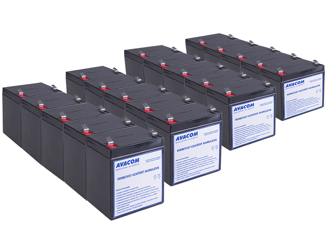 AVACOM náhradní baterie pro UPS HP Compaq R5500 XR - kit (20ks baterií