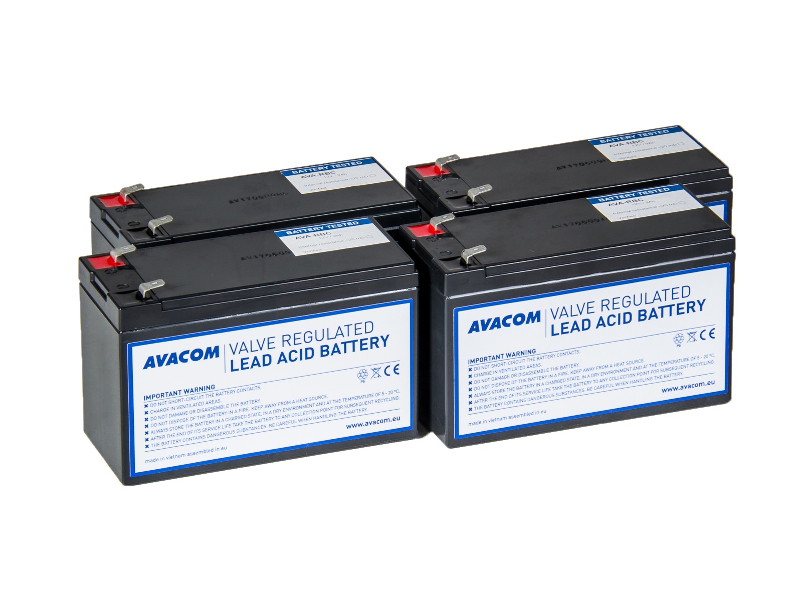 Bateriový kit AVACOM AVA-RBC132 (4ks baterií)