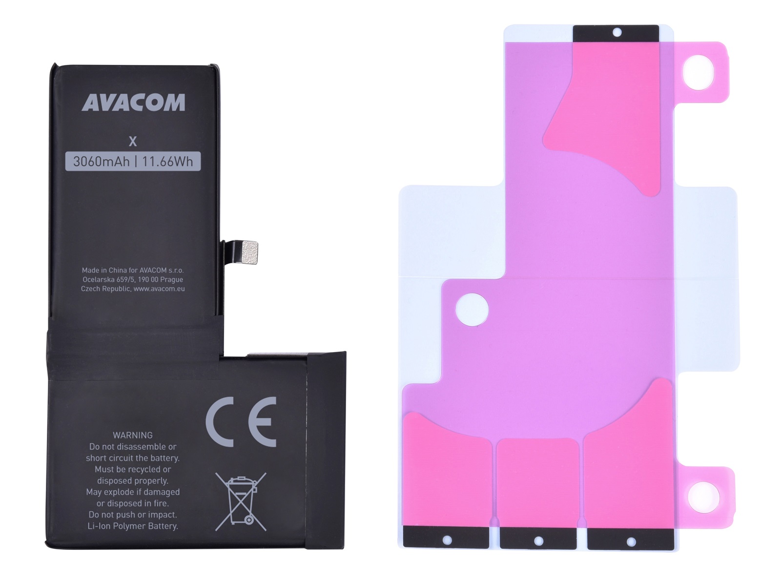 AVACOM baterie pro Apple iPhone X - vysokokapacitní, Li-Ion 3,81V 3060