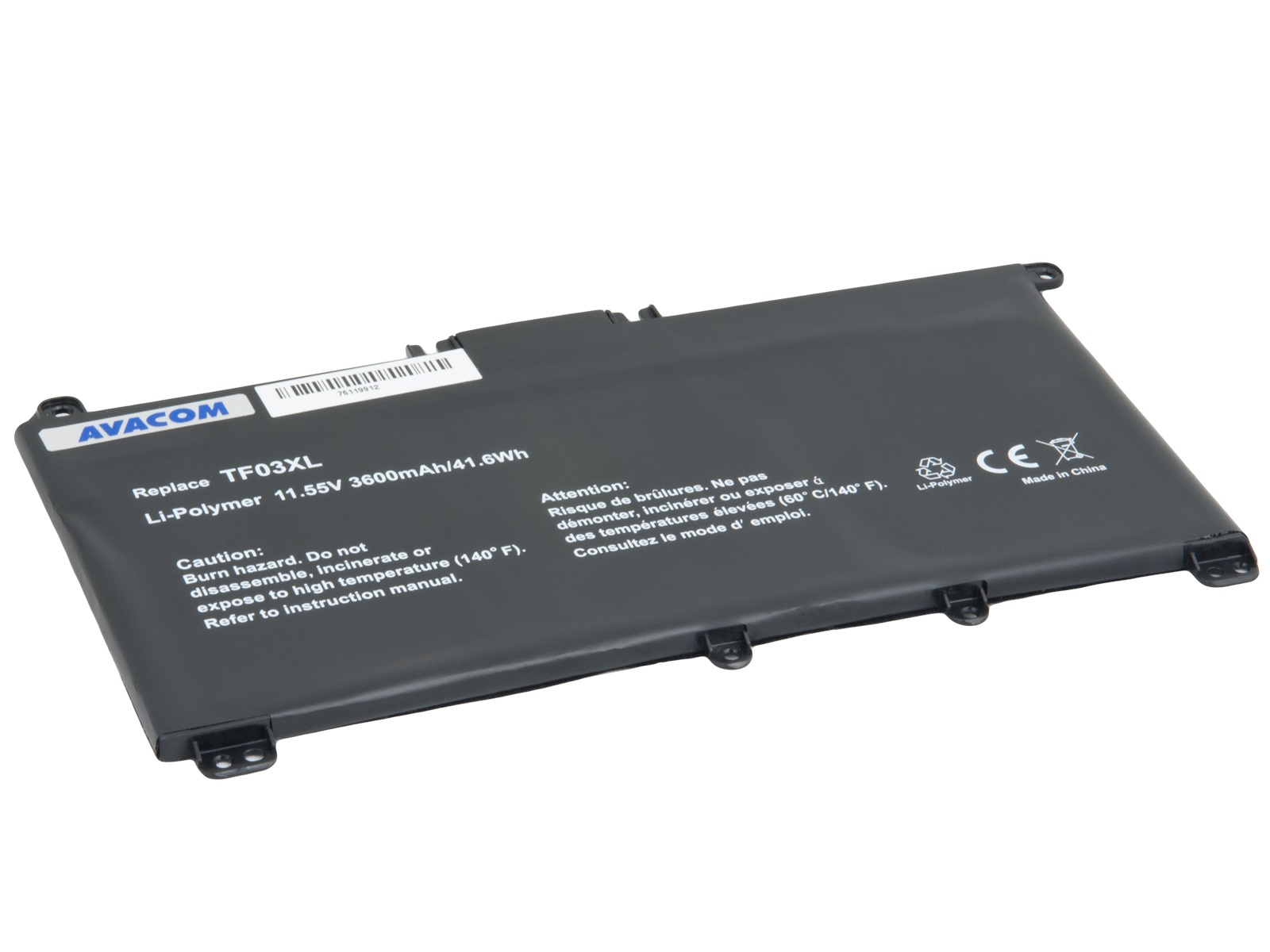 Baterie AVACOM pro HP Pavilion 14-BF Series Li-Pol 11,55V 3600mAh 42Wh