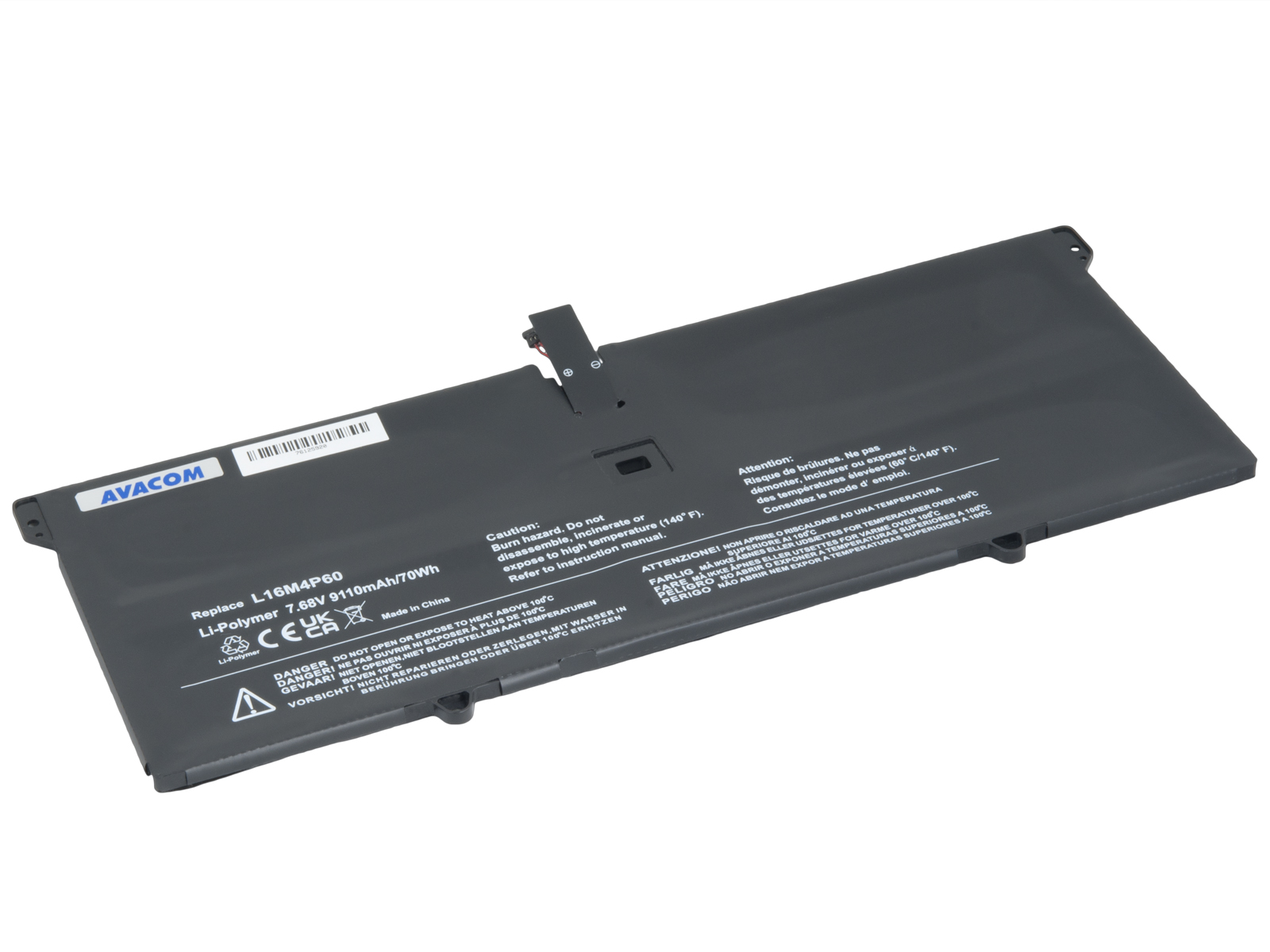 Baterie AVACOM pro Lenovo Yoga 920 Series Li-Pol 7,6V 9110mAh 70Wh