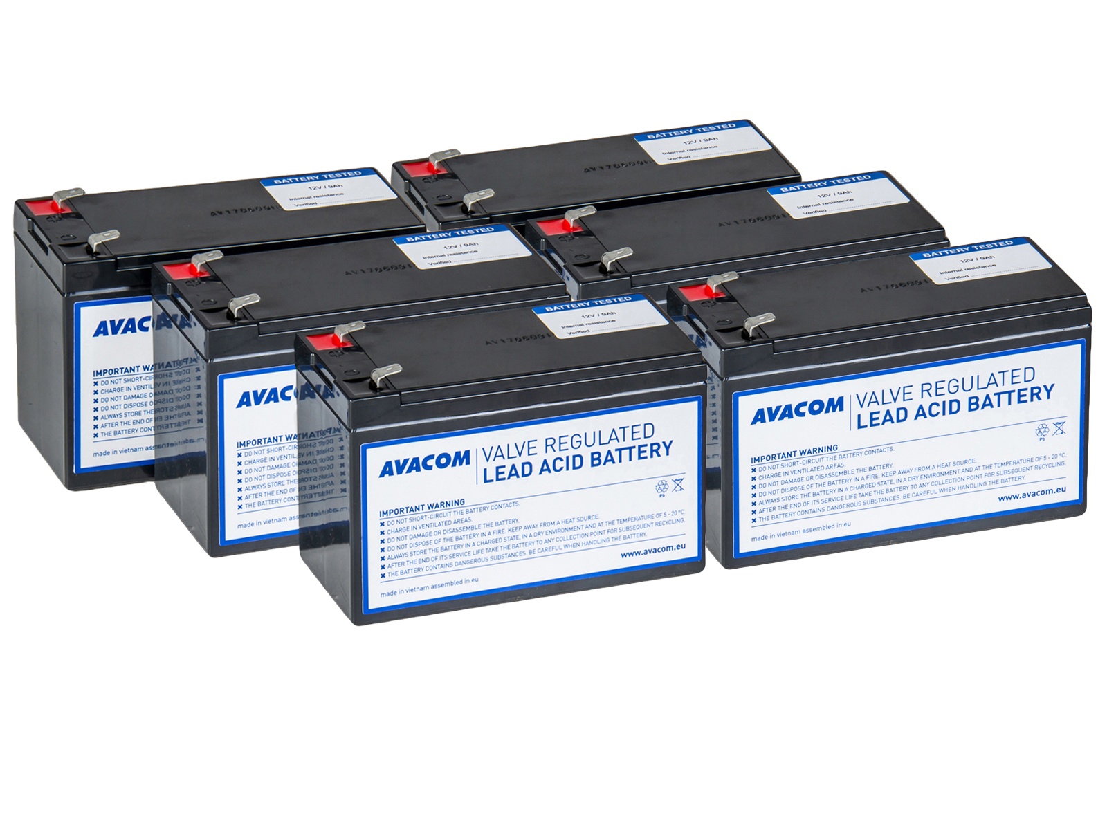 AVACOM AVA-RBP06-12090-KIT - baterie pro UPS CyberPower, Dell, EATON,