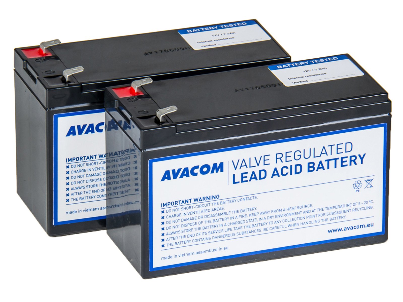 AVACOM AVA-RBP02-12072-KIT - baterie pro UPS Belkin, CyberPower, Dell,