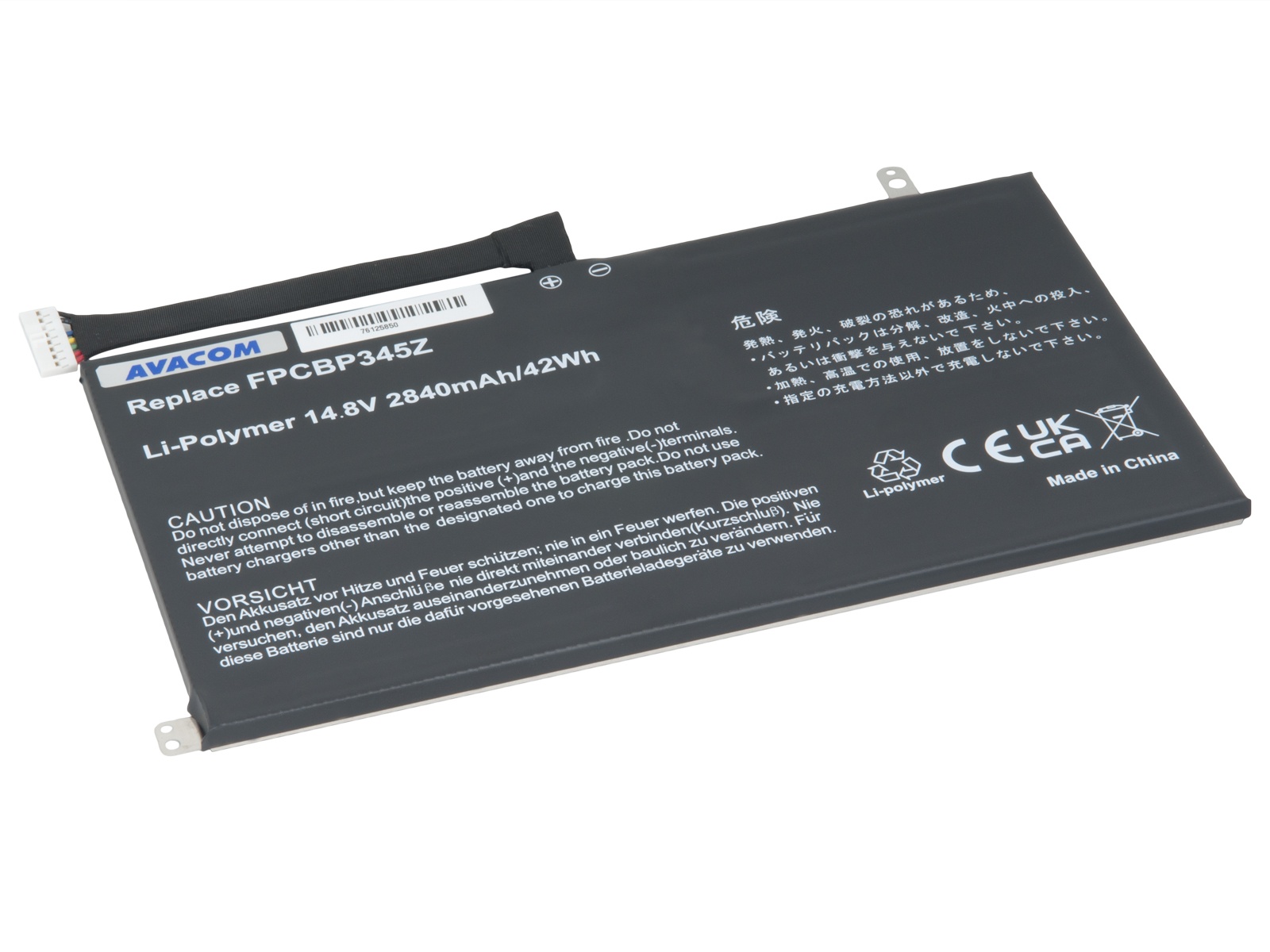 Baterie AVACOM pro Fujitsu LifeBook UH572, Li-Pol 14,8V 2840mAh