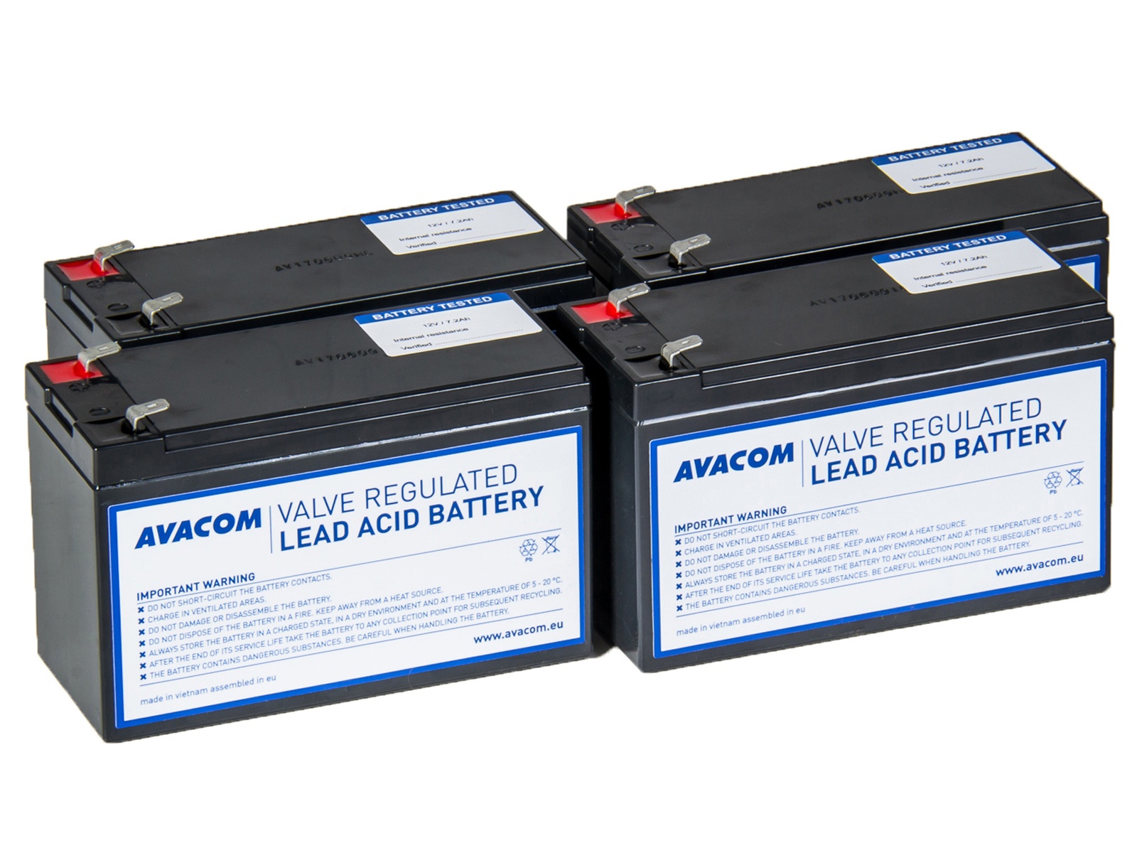 AVACOM AVA-RBP04-12072-KIT - baterie pro UPS CyberPower, EATON, Effekt