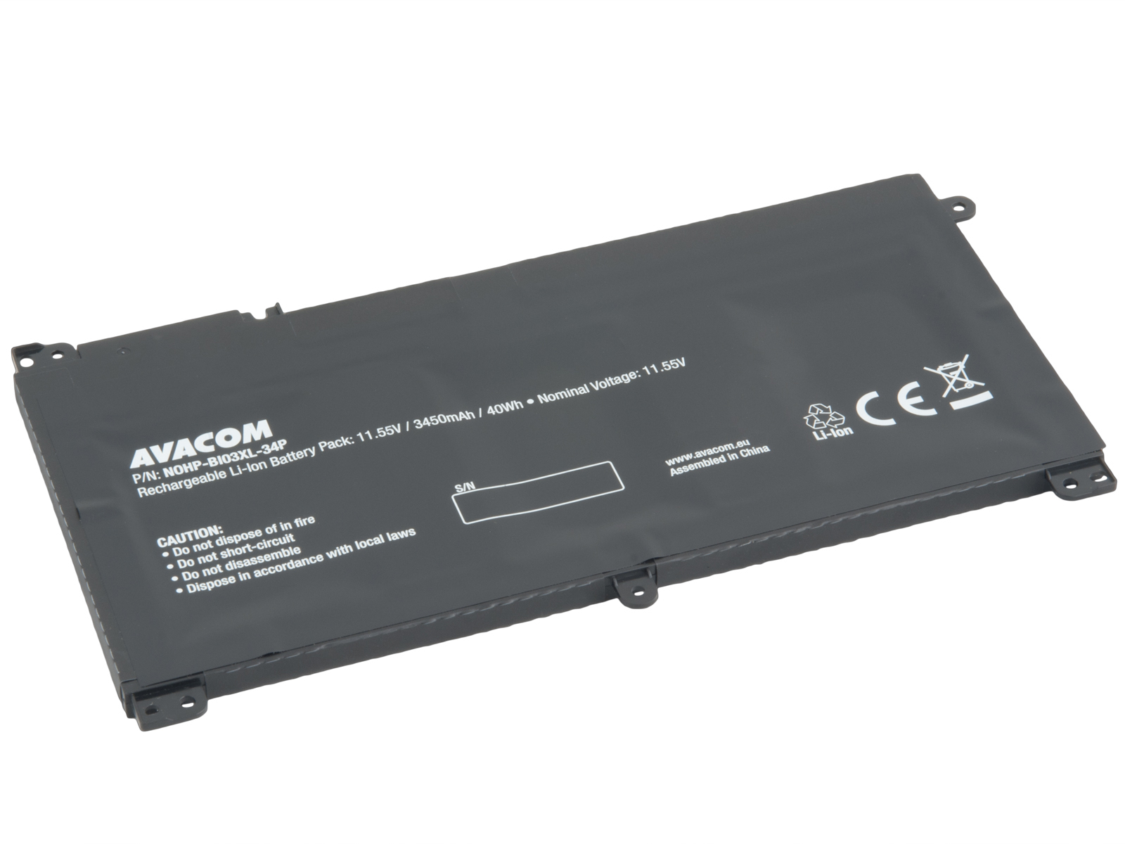Baterie AVACOM pro HP Pavilion 13-u series Li-Pol 11,55V 3450mAh 40Wh