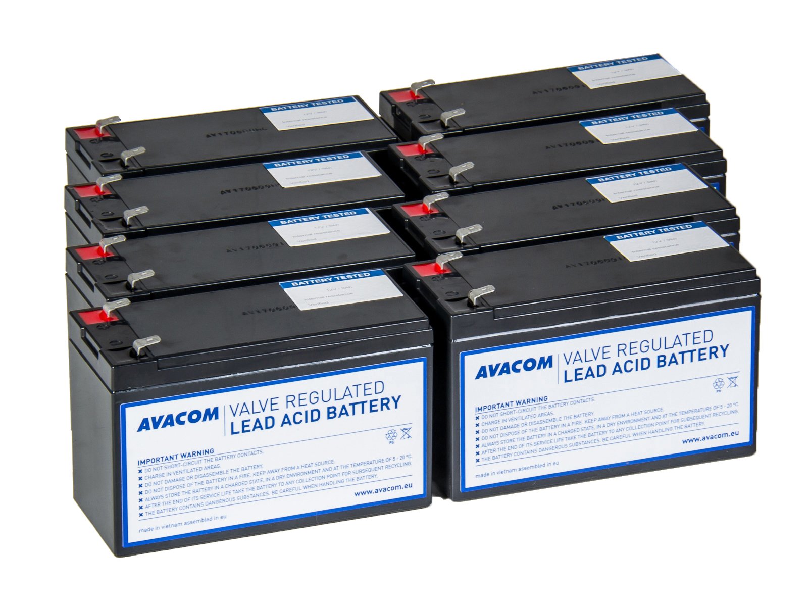 AVACOM AVA-RBP08-12090-KIT - baterie pro UPS CyberPower, Dell, EATON,