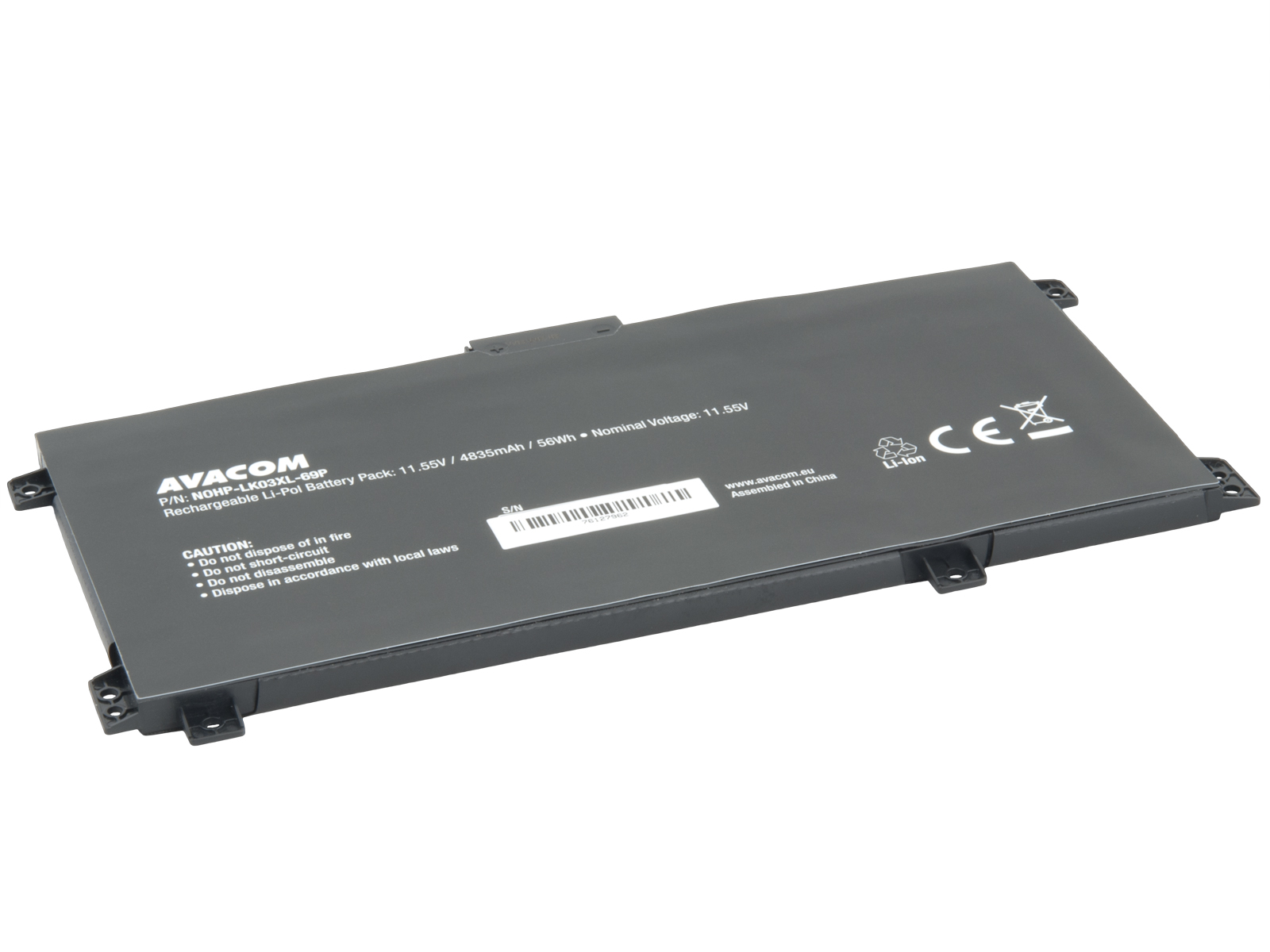 Baterie AVACOM pro HP Envy X360 15-bp series Li-Pol 11,55V 4835mAh 56W