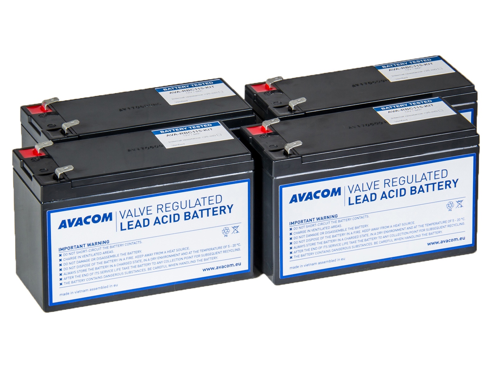 AVACOM RBC115 - kit pro renovaci baterie (4ks baterií)