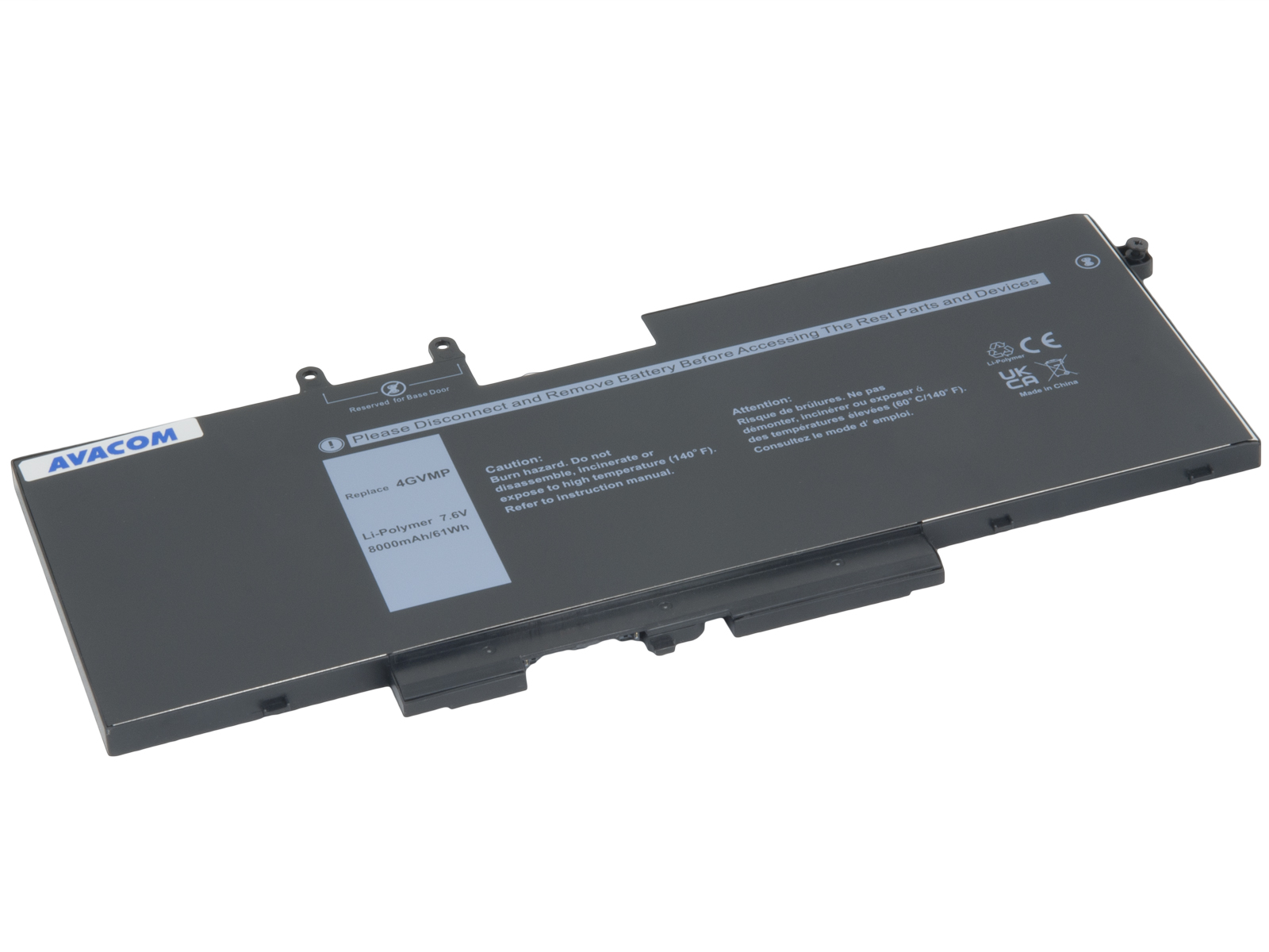 Baterie AVACOM pro Dell Latitude 5400, 5500 Li-Pol 7,6V 8000mAh 61Wh