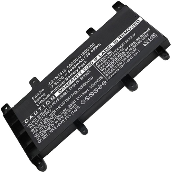 Baterie Li-Pol 7,6V 5000mAh pro Asus A756UB, F756UX, X756UQ