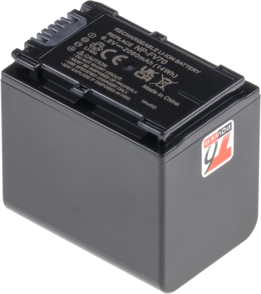 Baterie T6 Power Sony NP-FV70, 2060mAh, 14Wh, šedá