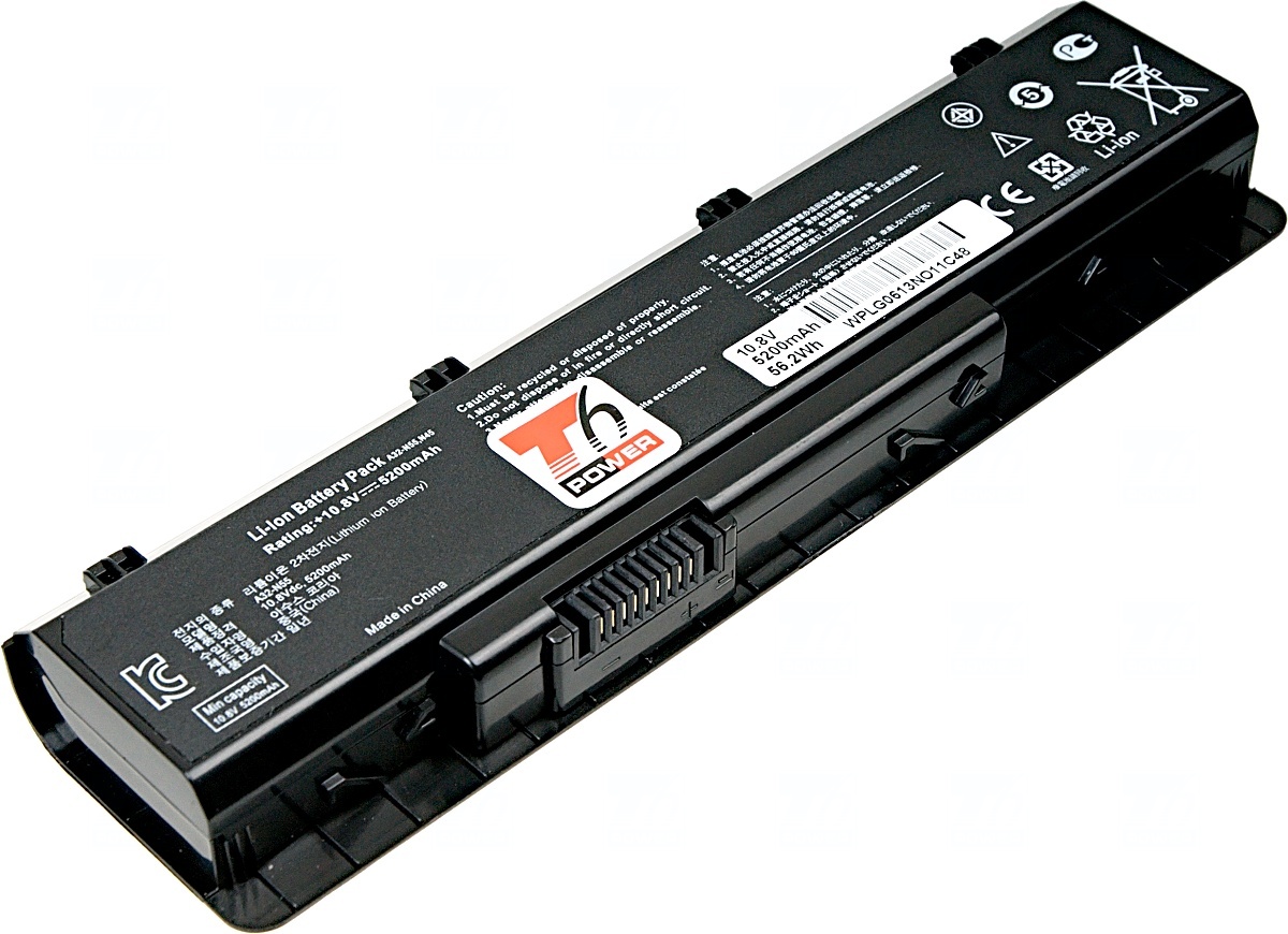 Baterie T6 Power Asus N45, N55, N75, 5200mAh, 58Wh, 6cell
