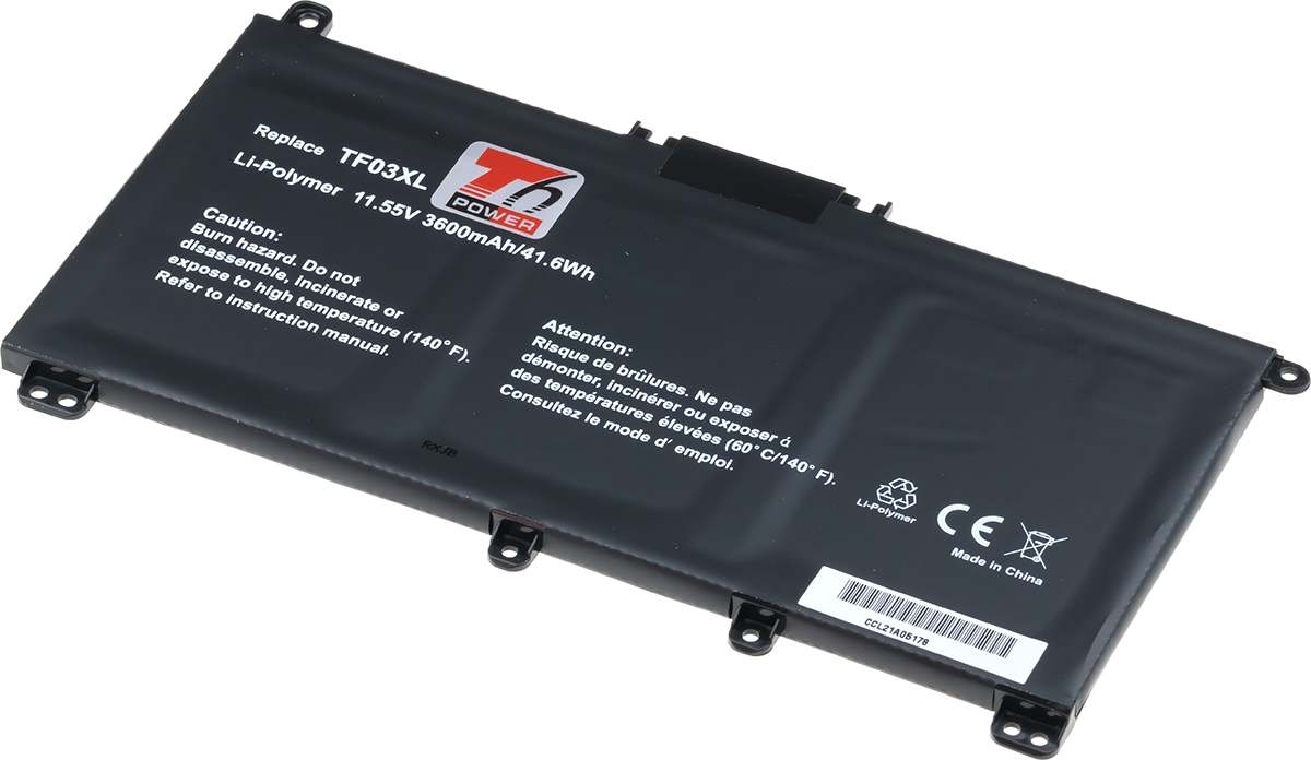 Baterie T6 power HP Pavilion 14-cd000, 15-cc000, 15-cd000 serie, 3600mAh, 41Wh, 3cell, Li-pol