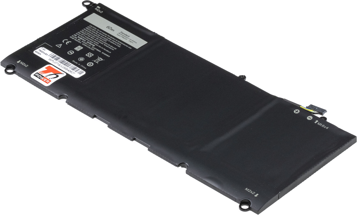 Baterie T6 power Dell XPS 13 9360, 7900mAh, 60Wh, 4cell, Li-pol