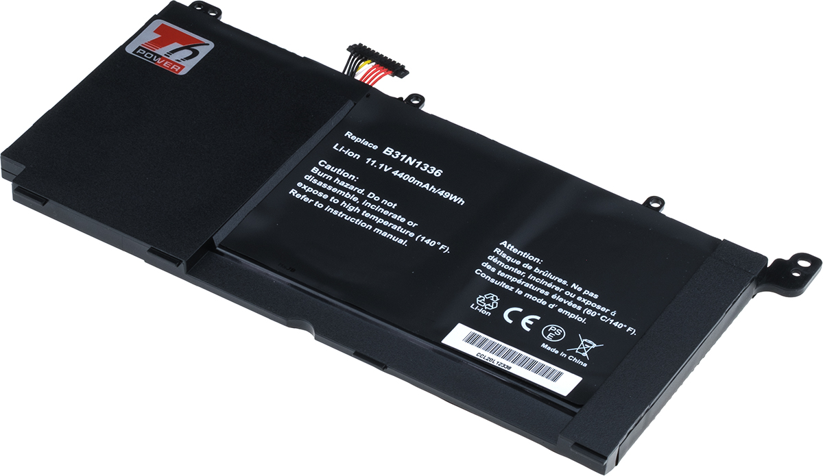Baterie T6 power Asus VivoBook S551L, R551L, K551L, V551L serie, 4400m