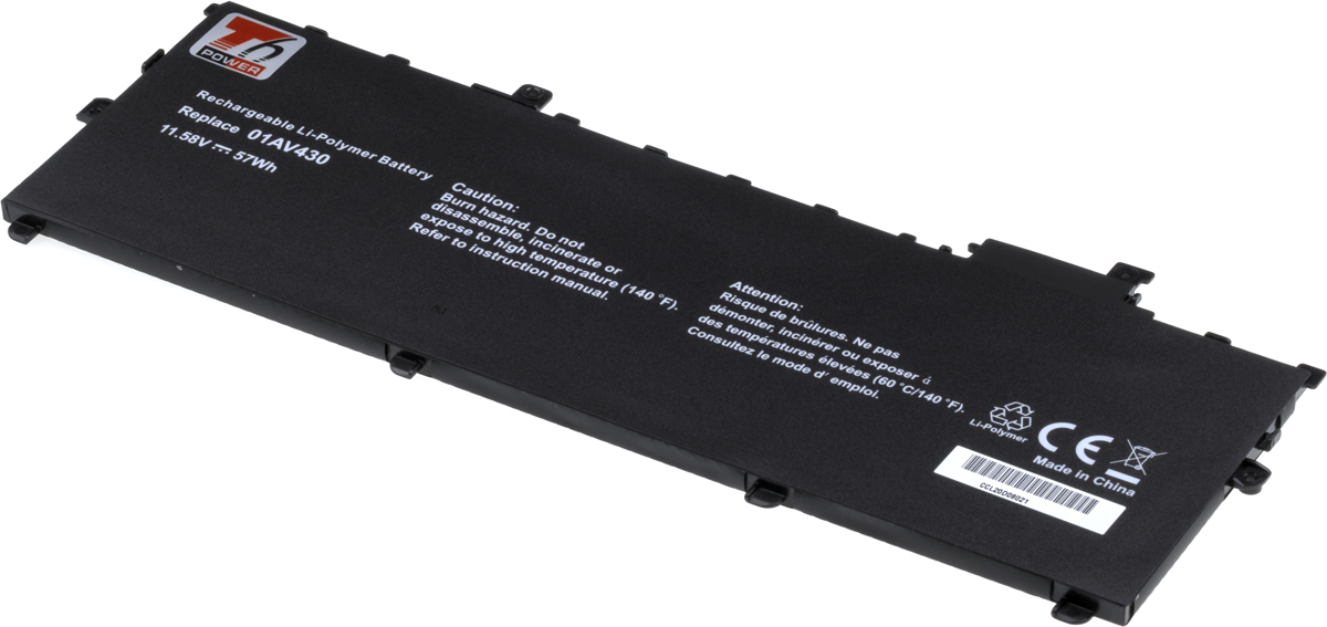 Baterie T6 power Lenovo ThinkPad X1 Carbon 5th, 6th Gen, 4900mAh, 57Wh