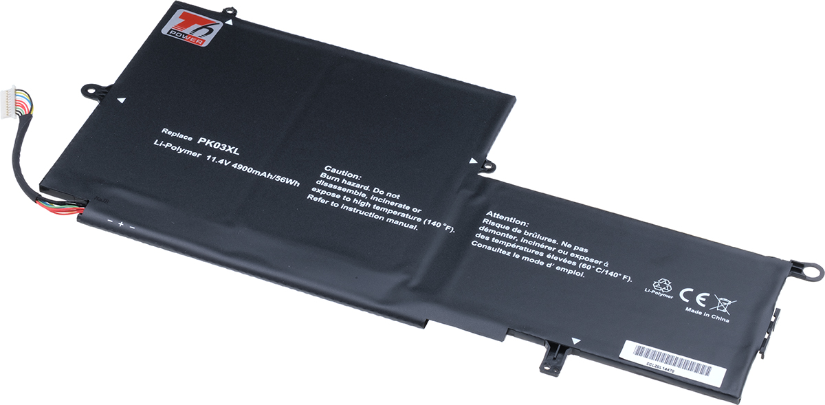 Baterie T6 power HP Spectre 13-4000 x360, Pro x360 G1, Pro x360 G2, 49