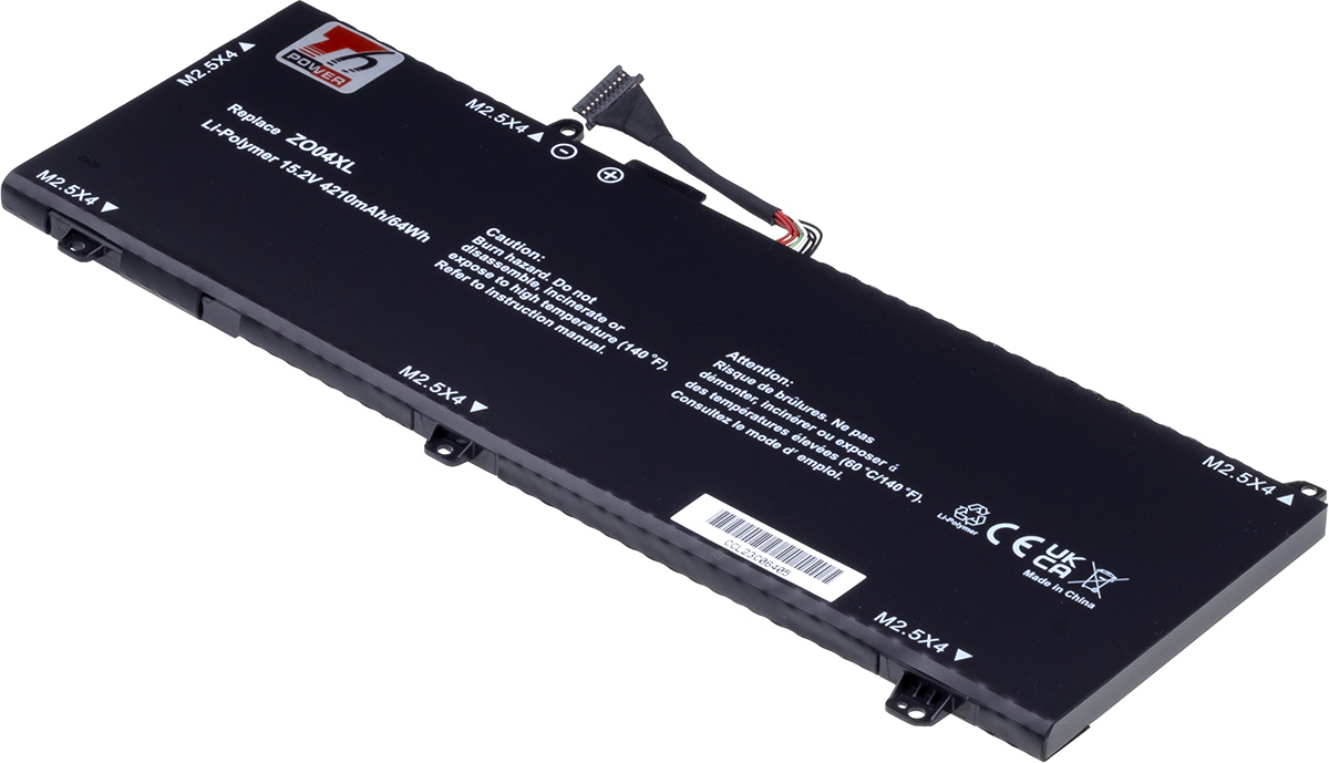 Batéria T6 Power HP ZBook Studio G3, ZBook Studio G4, 4210mAh, 64Wh, 4