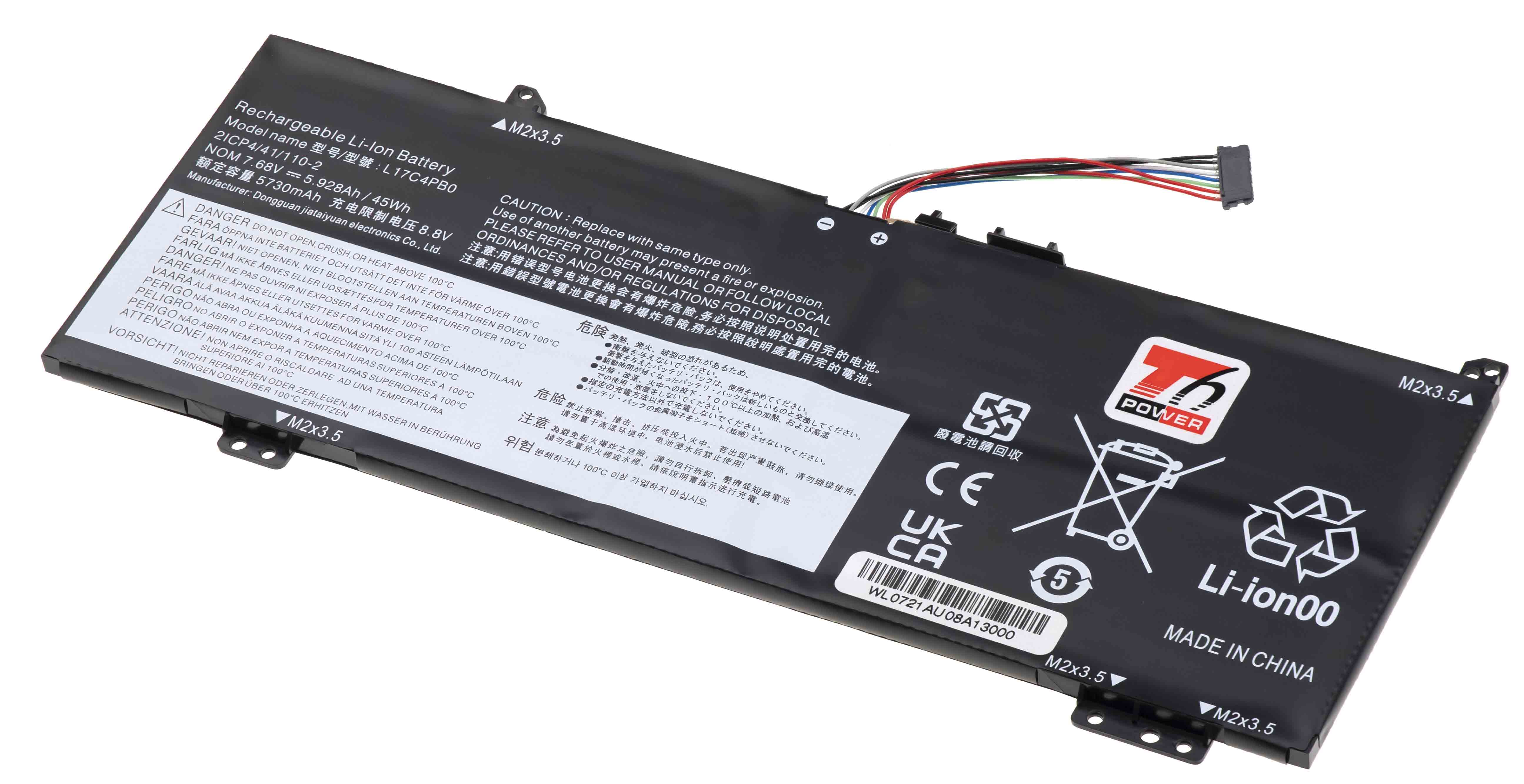 Baterie T6 Power Lenovo Yoga 530-14IKB, IdeaPad 530S-14IKB, Flex 6-14I