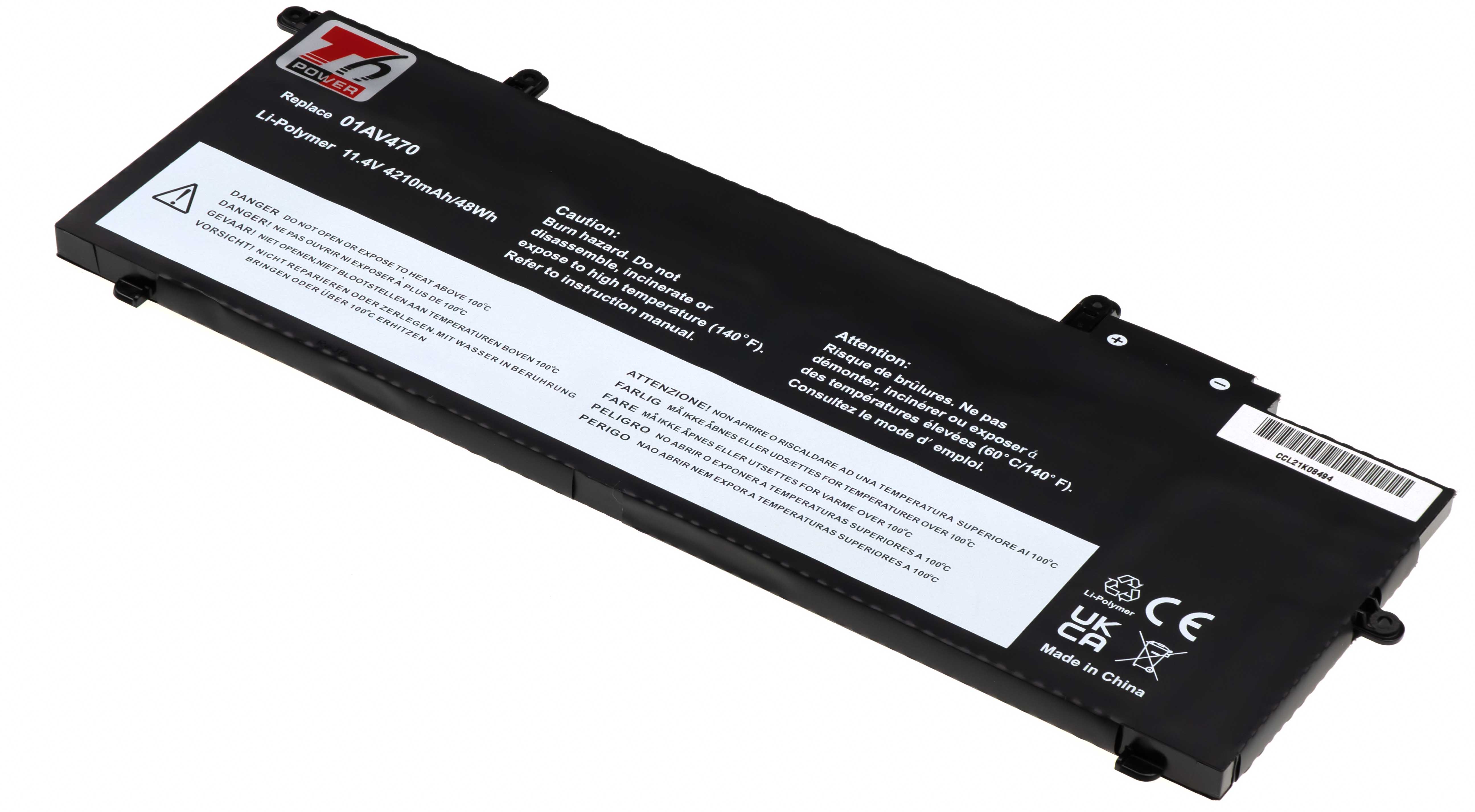 Baterie T6 Power Lenovo ThinkPad X280 serie, 4210mAh, 48Wh, 6cell, Li-