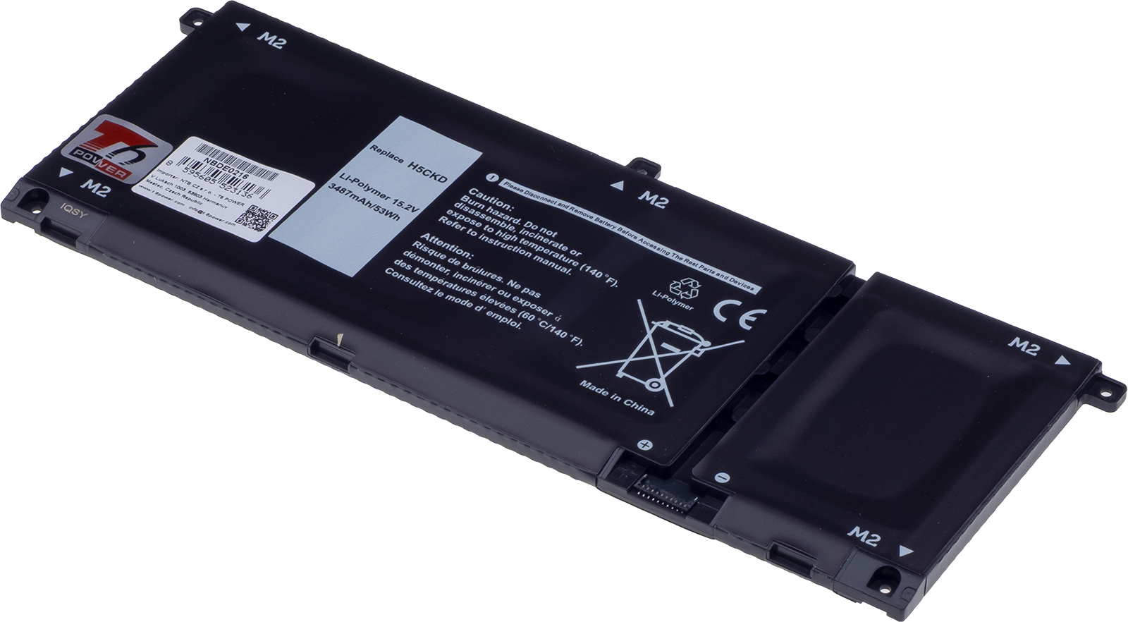 Batéria T6 Power pre Dell Latitude 3410, 3510, Inspiron 5501, 5505, 34