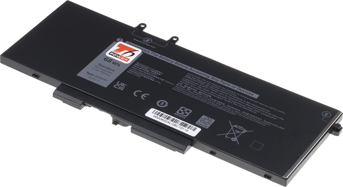 Baterie T6 Power Dell Latitude 5401, 5410, 5501, 5510, Precision 3550,