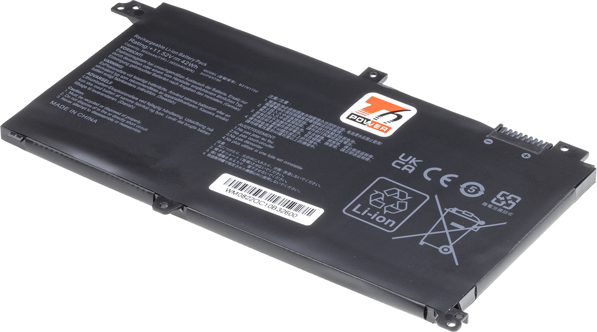 Baterie T6 Power Asus VivoBook X430U, X571G, X571L, S430F, S430U, 3650
