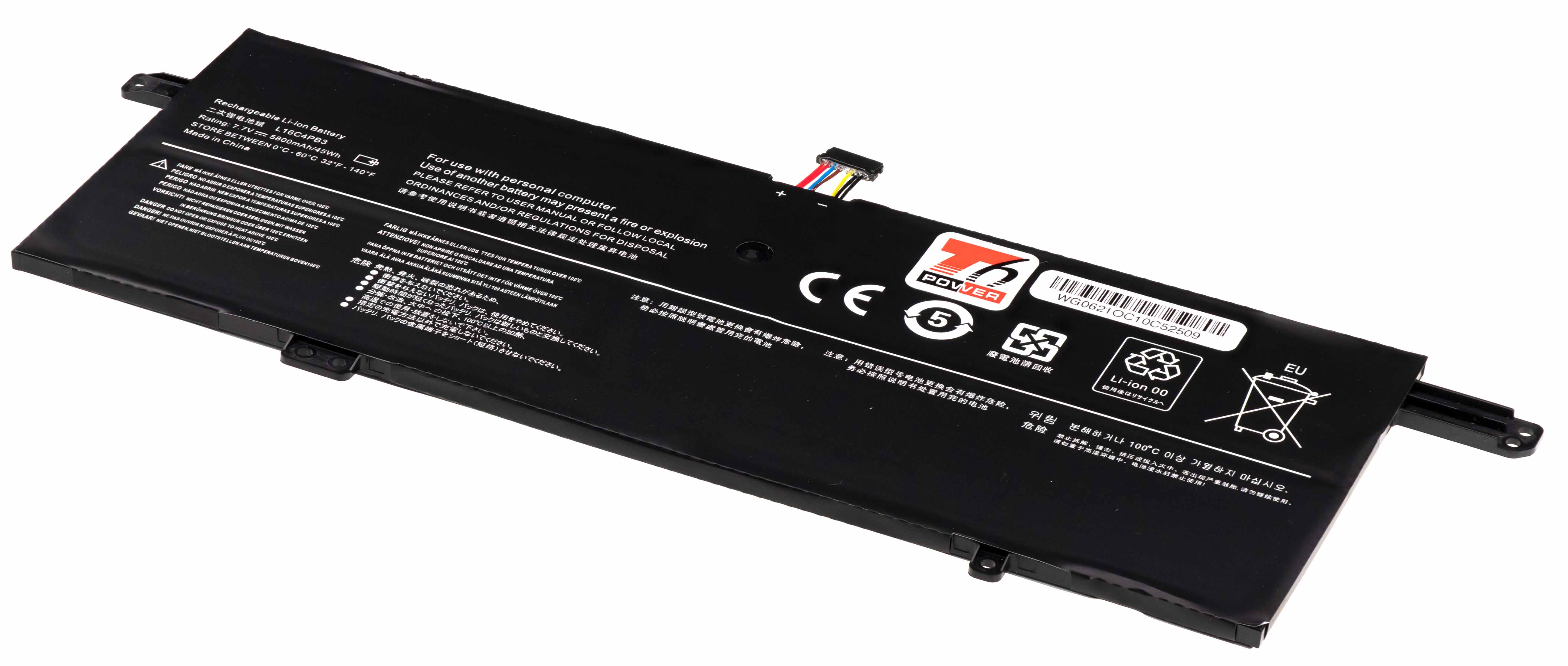 Baterie T6 Power Lenovo IdeaPad 720s-13IKB, 720s-13ARR serie, 5800mAh,