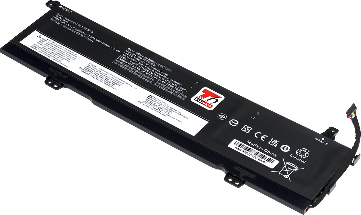 Baterie T6 Power Lenovo Yoga 730-15IKB, 730-15IWL serie, 4520mAh, 51,5
