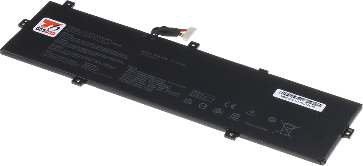 Baterie T6 Power Asus ZenBook UX430U, UX3430U, 4355mAh, 50Wh, Li-pol,