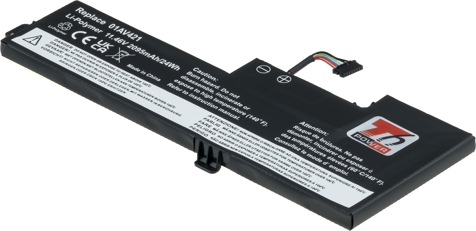 Baterie T6 Power Lenovo ThinkPad T470, T480, internal, 2095mAh, 24Wh,