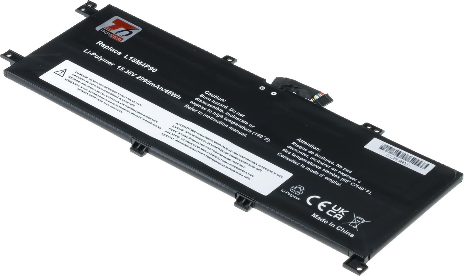 Baterie T6 Power Lenovo ThinkPad L13 Yoga Gen 1, Gen 2, 2995mAh, 46Wh,