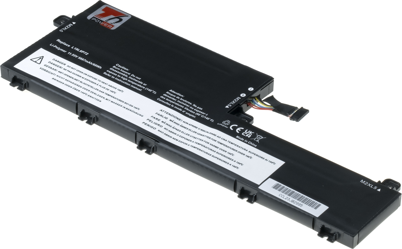 Baterie T6 Power Lenovo ThinkPad T15p, P15v, Gen 1, Gen 2, Gen 3, 5887