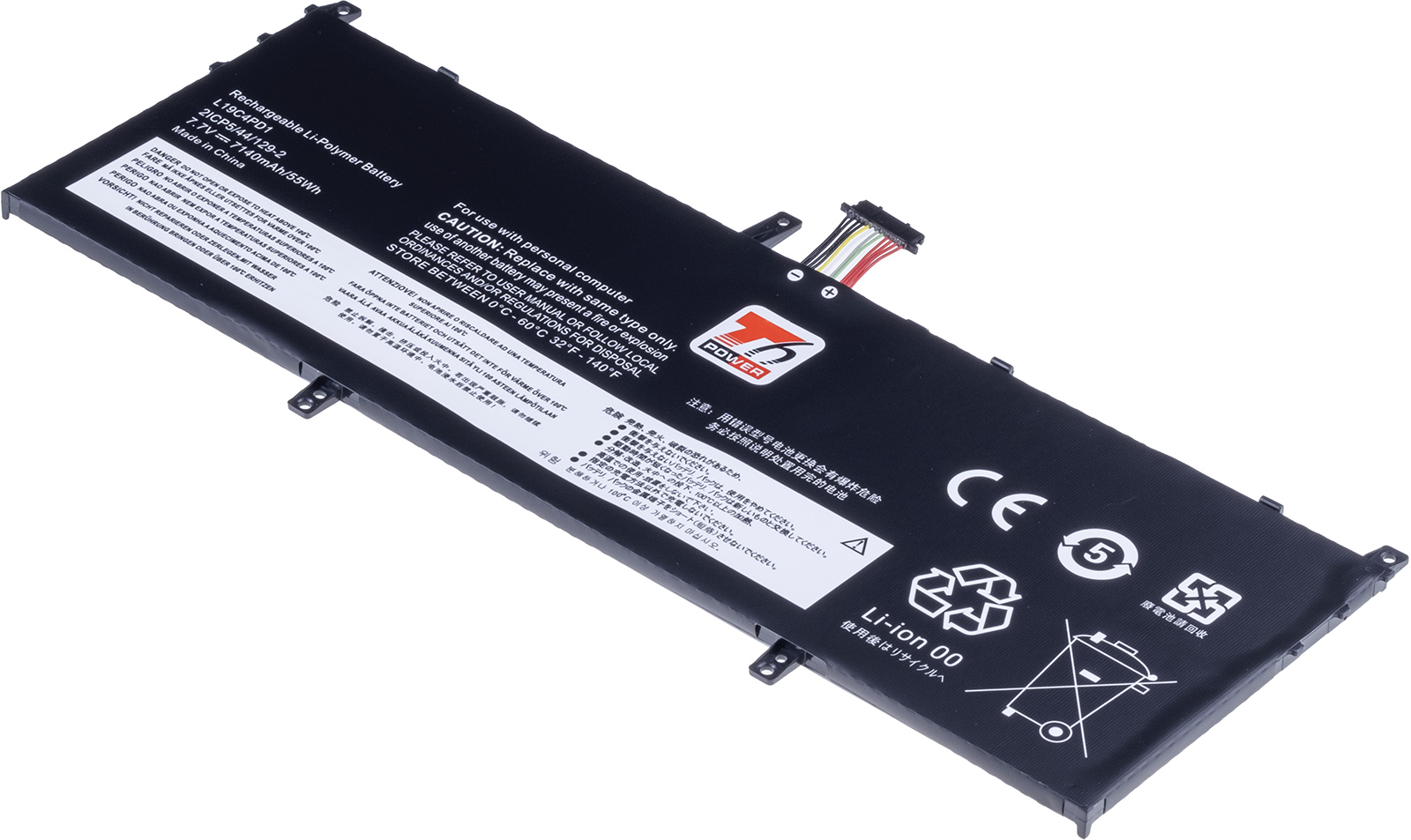 Batéria T6 Power Lenovo Yoga C640-13IML, Yoga 6-13ARE05, 7820mAh, 60Wh