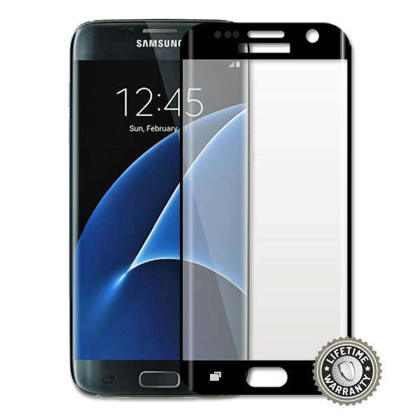 Screenshield™ SAMSUNG G935 Galaxy S7 edge Temperované sklo (black)