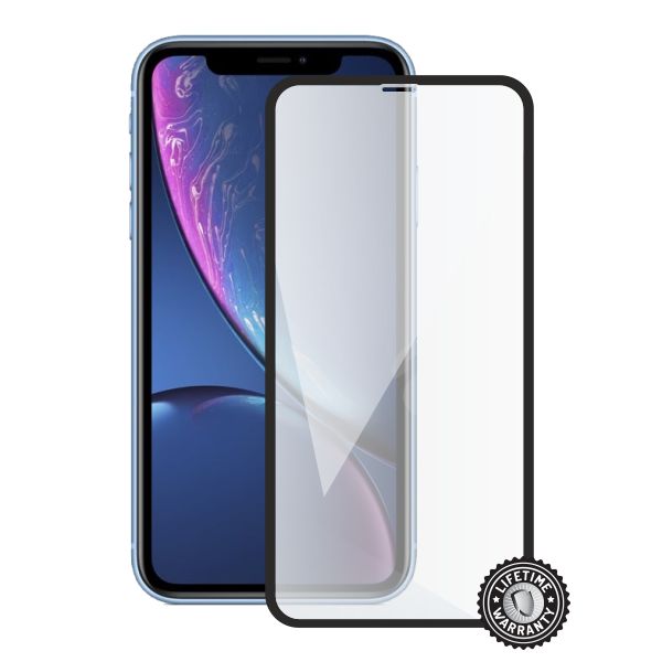 Screenshield APPLE iPhone Xr Tempered Glass protection (full COVER bla