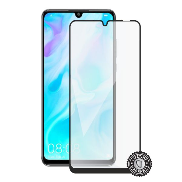 Screenshield HUAWEI P30 Lite Tempered Glass protection (full COVER bla