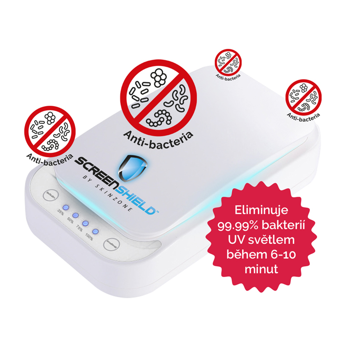 Screenshield™ UV sterilizátor pro mobilní telefony a drobné předměty (