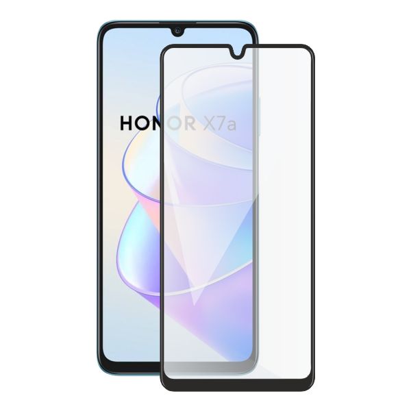 Screenshield HUAWEI Honor X7a (full COVER black) Tempered Glass Protec