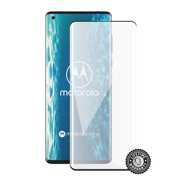 Screenshield MOTOROLA Edge XT2063 Tempered Glass protection (full COVE