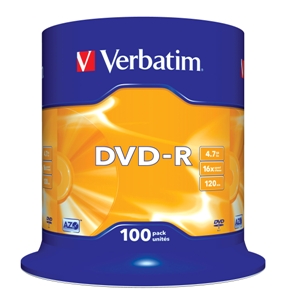 DVD VERBATIM DVD-R 16x/4.7GB