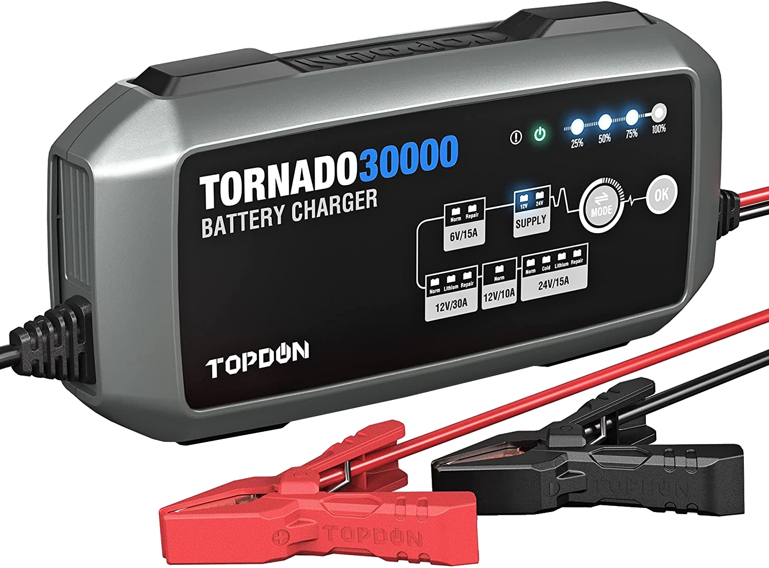TOPDON Nabíječka autobaterie Tornado 30000