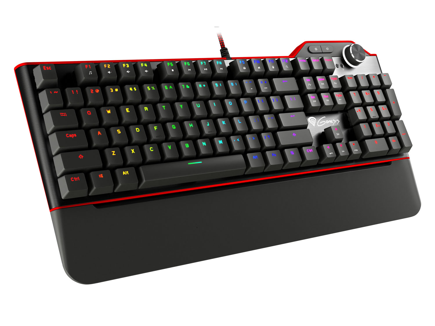 Genesis herní mechanická klávesnice RX85/RGB/Kailh Brown/Drátová USB/U