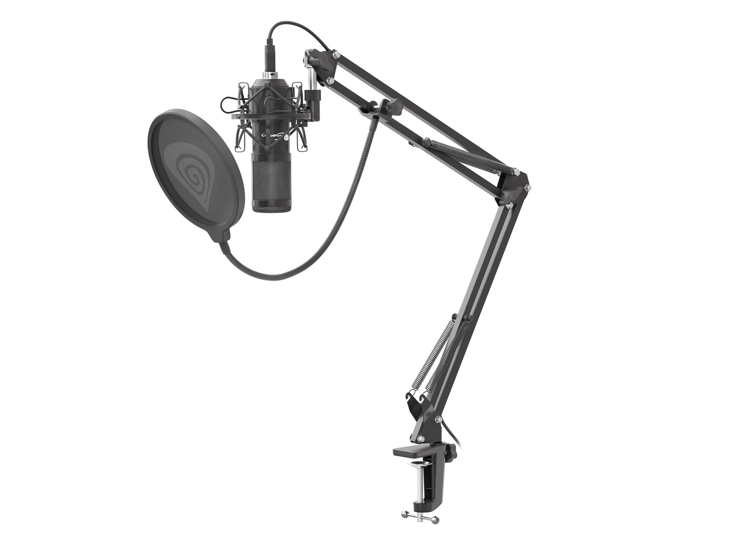 Streamovací mikrofon Genesis Radium 400, USB, kardioidní polarizace, o
