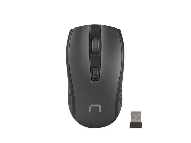 Natec optická myš JAY 2/1600 DPI/Kancelářská/Optická/Bezdrátová USB/Če