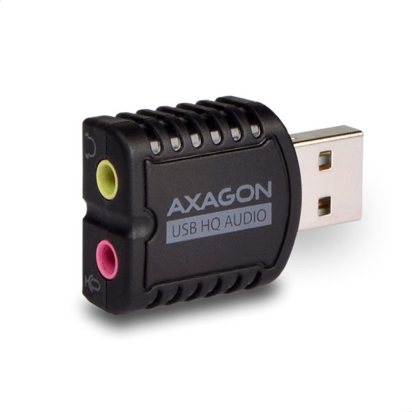 AXAGON ADA-17, USB 2.0 - externí zvuková karta HQ MINI, 96kHz/24-bit s